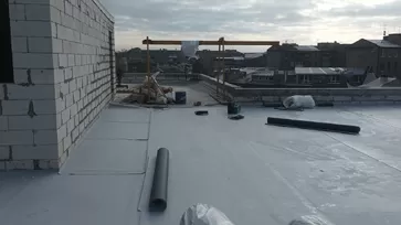 Устройство кровли БЦ