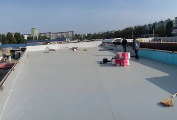 Устройство кровли торгового комплекса