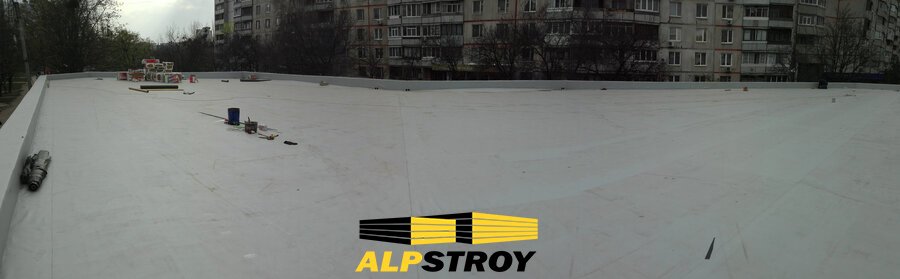 Влаштування покрівлі ТЦ пр.Людвіга Свободи 31