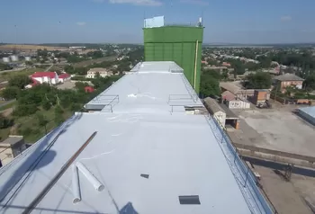 Реконструкция кровли элеватора хранения зерна