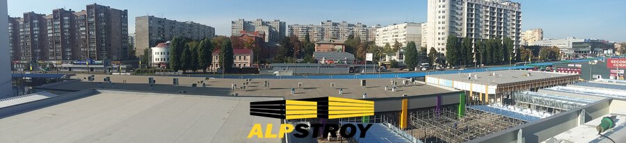 Влаштування покрівлі нової будівлі
